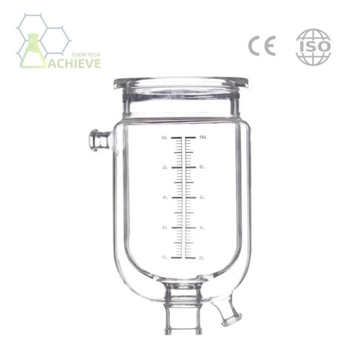 Jacketed Glass Reactor Vessel